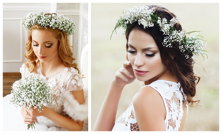 Baby's Breath Floral Crown
