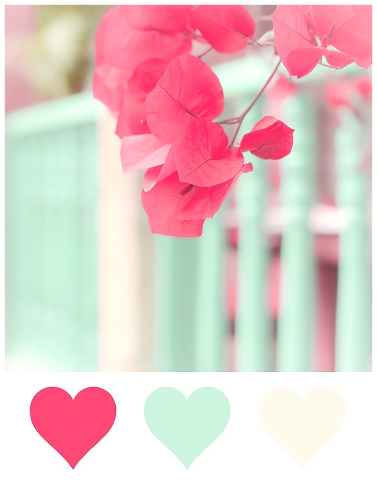 Pink + Mint Palette