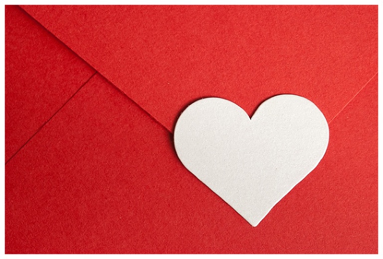 Red Envelope with Heart