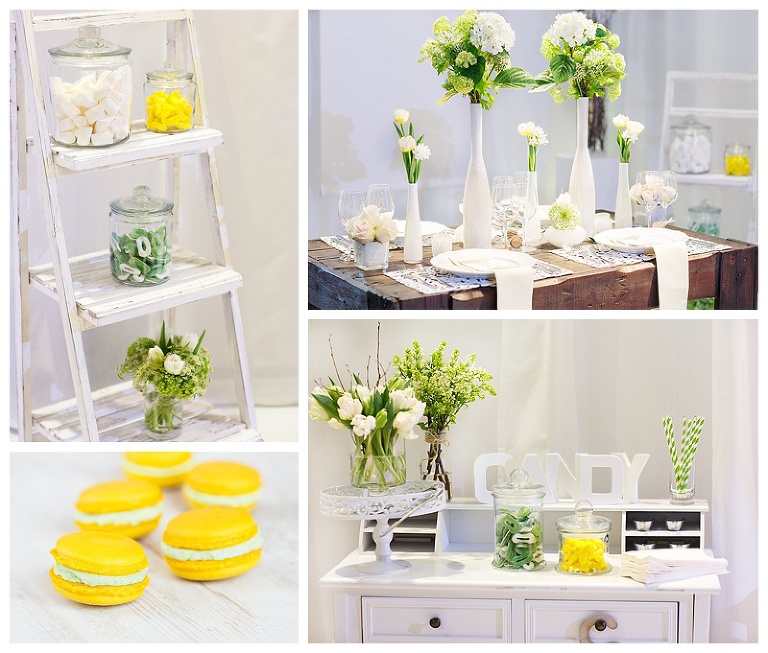 Yellow Green White