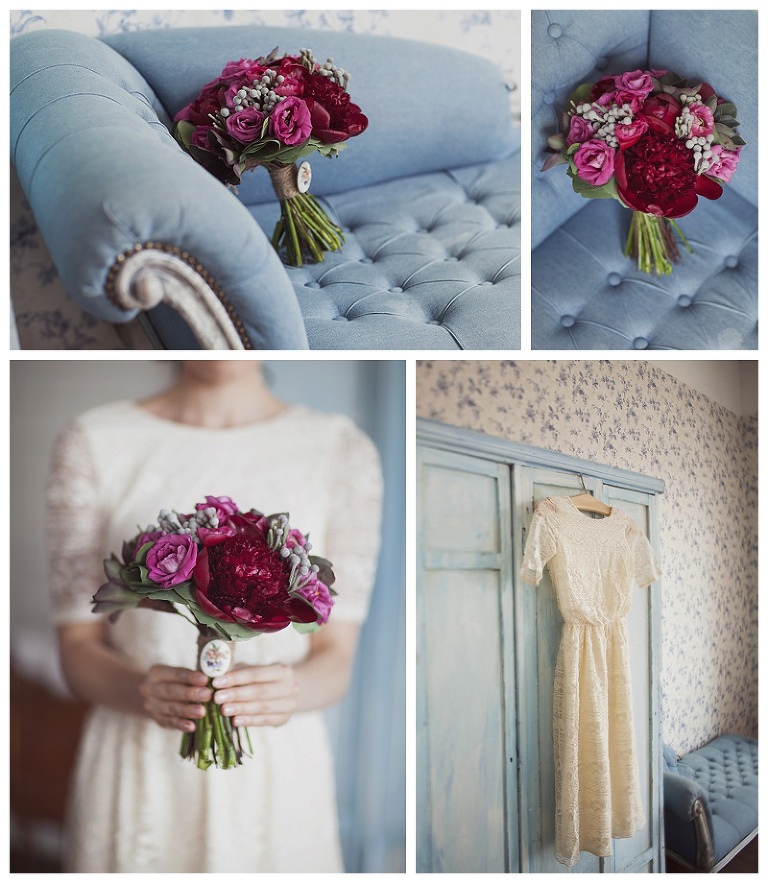 Dusty Blue + Burgundy Wed-spiration