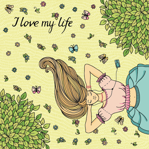 IlovemylifeIllustration