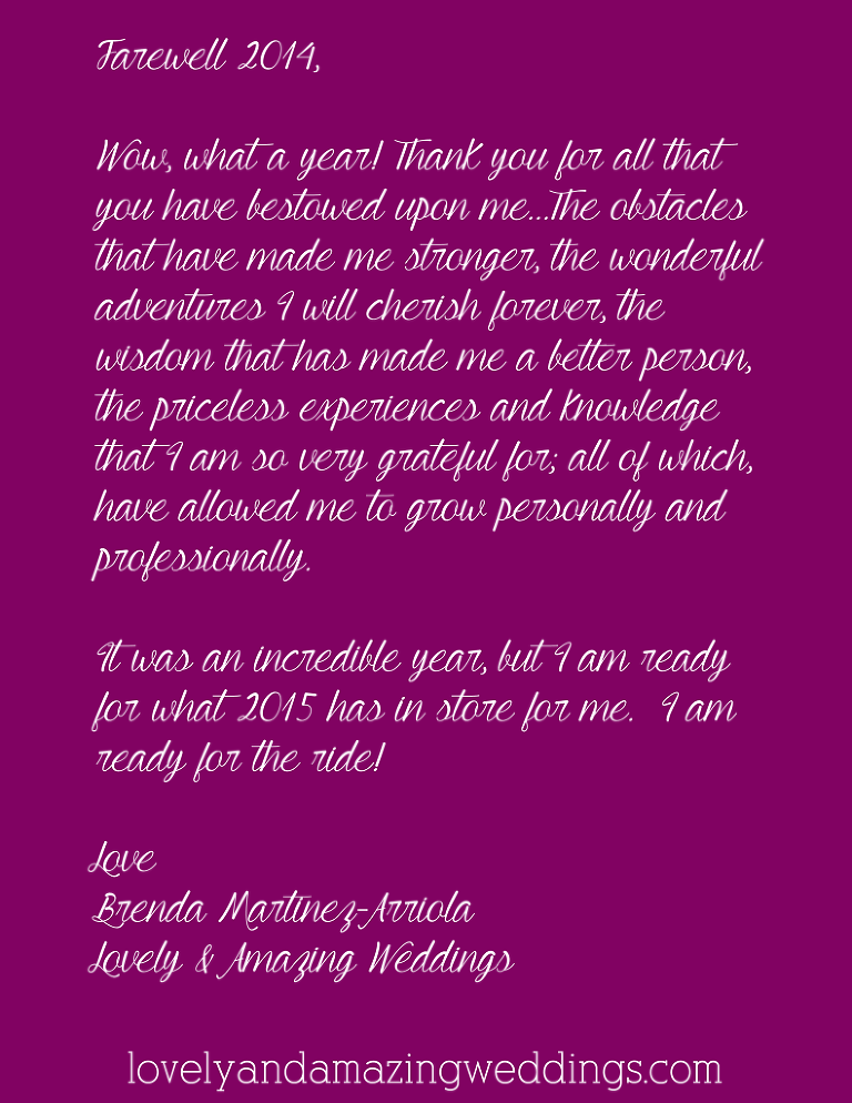 Farewell 2014