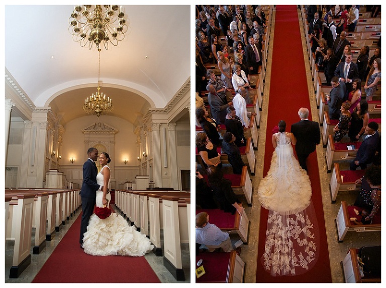 Jordan's walk down the aisle