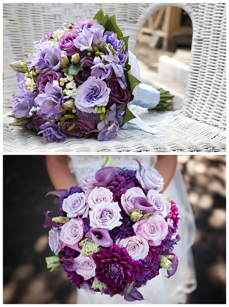 Ombre Purple Bouquets