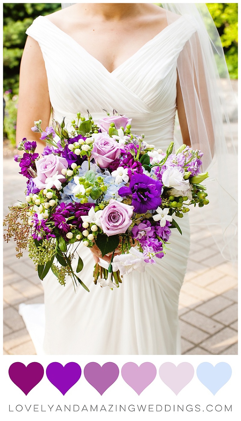 Shades of Purple with a Hint of Blue