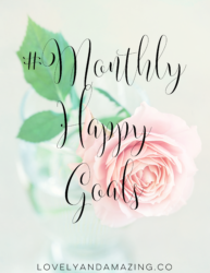 monthly happy goals for december