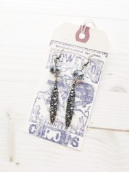 easy to make stamped shipping tag