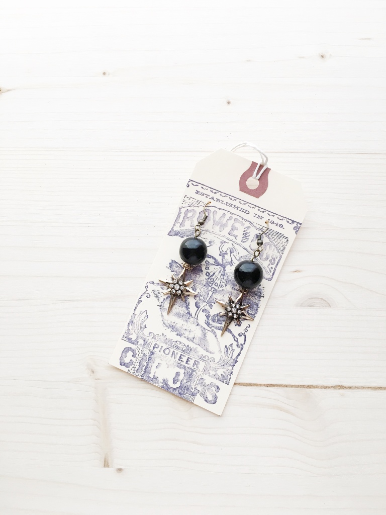 easy to make stamped shipping tag